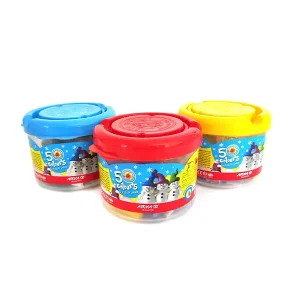 خمیر بازی 5 رنگ سطلی آریا