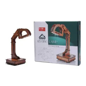 سازه چوبی چراغ مطالعه چوبی الکتریکی