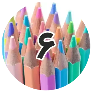 مداد رنگی 6 رنگ