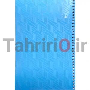 دفتر مشق سیمی 50 برگ جلد رنگی و طلقی بسته ۵ عددی